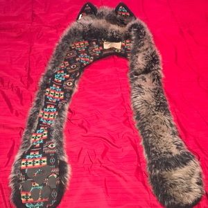 Spirthoods Grey Wolf limited edition tribal